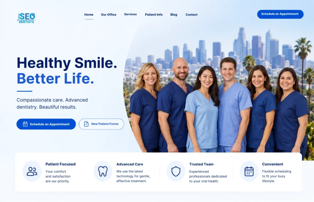 on page seo services for dentist